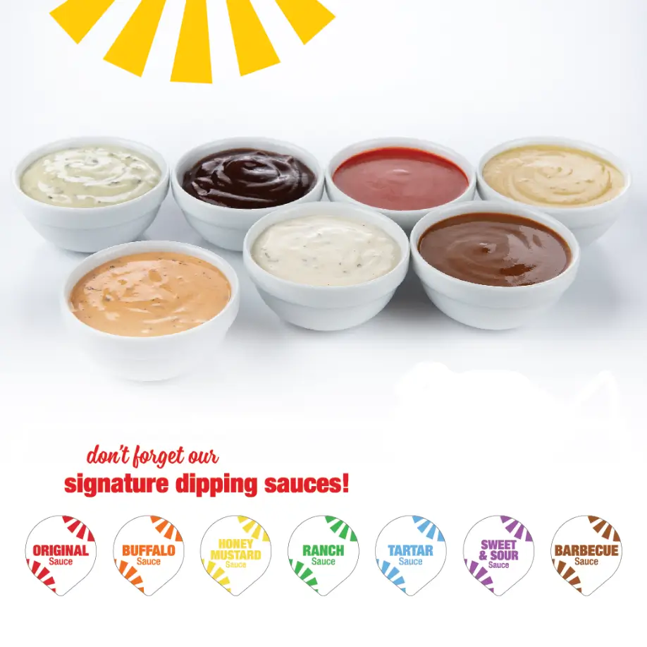 Taco John's Dips & Sauces Menu USA