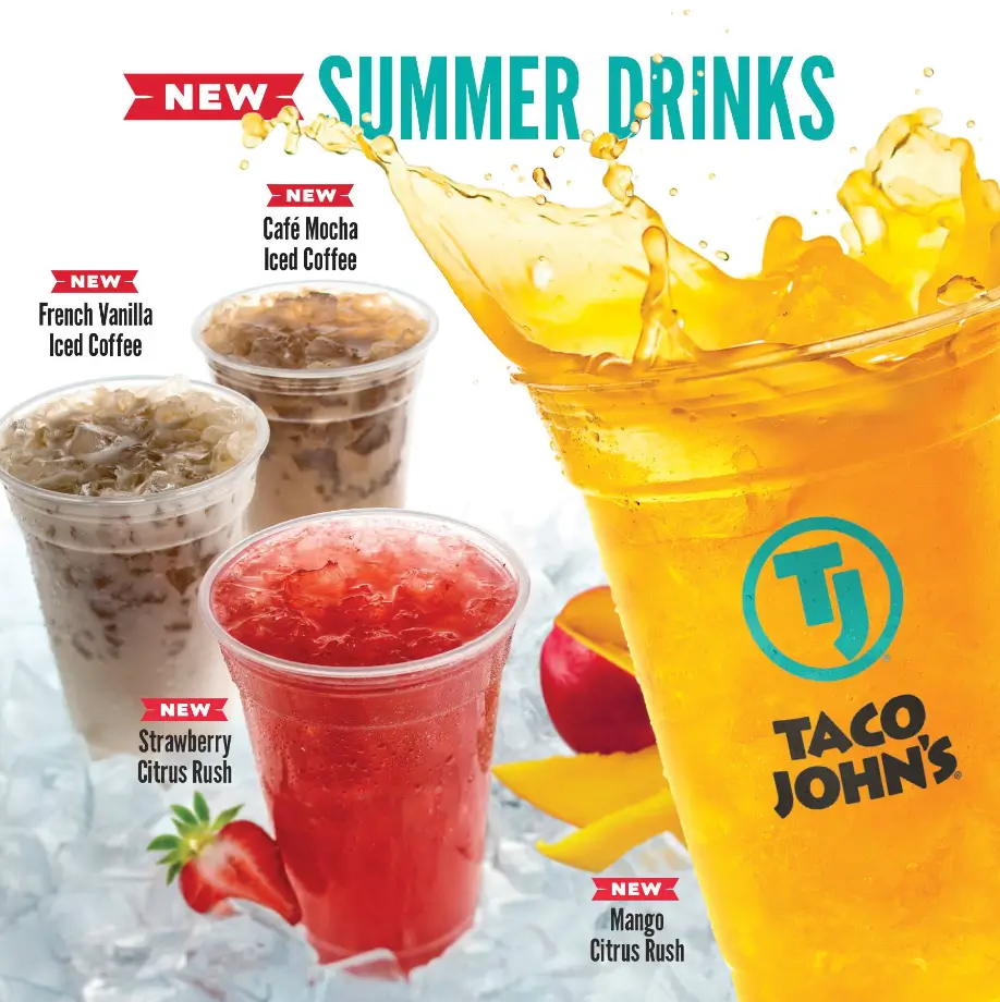 Taco John's Drinks Menu USA