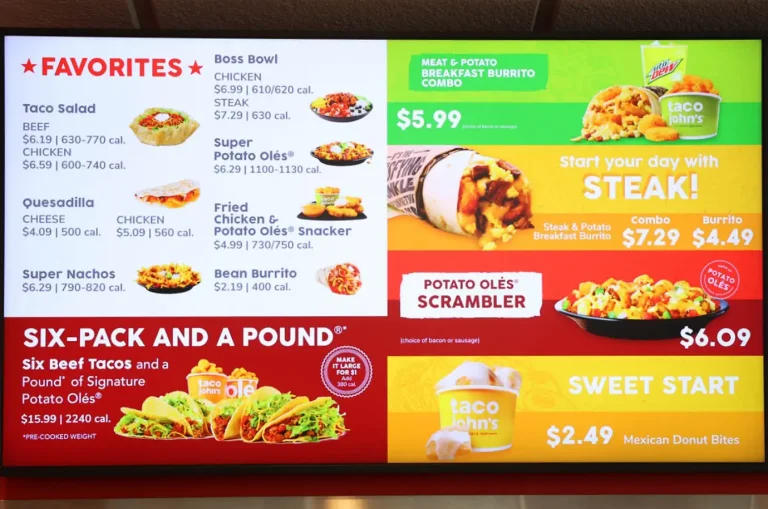 Taco John's Menu USA