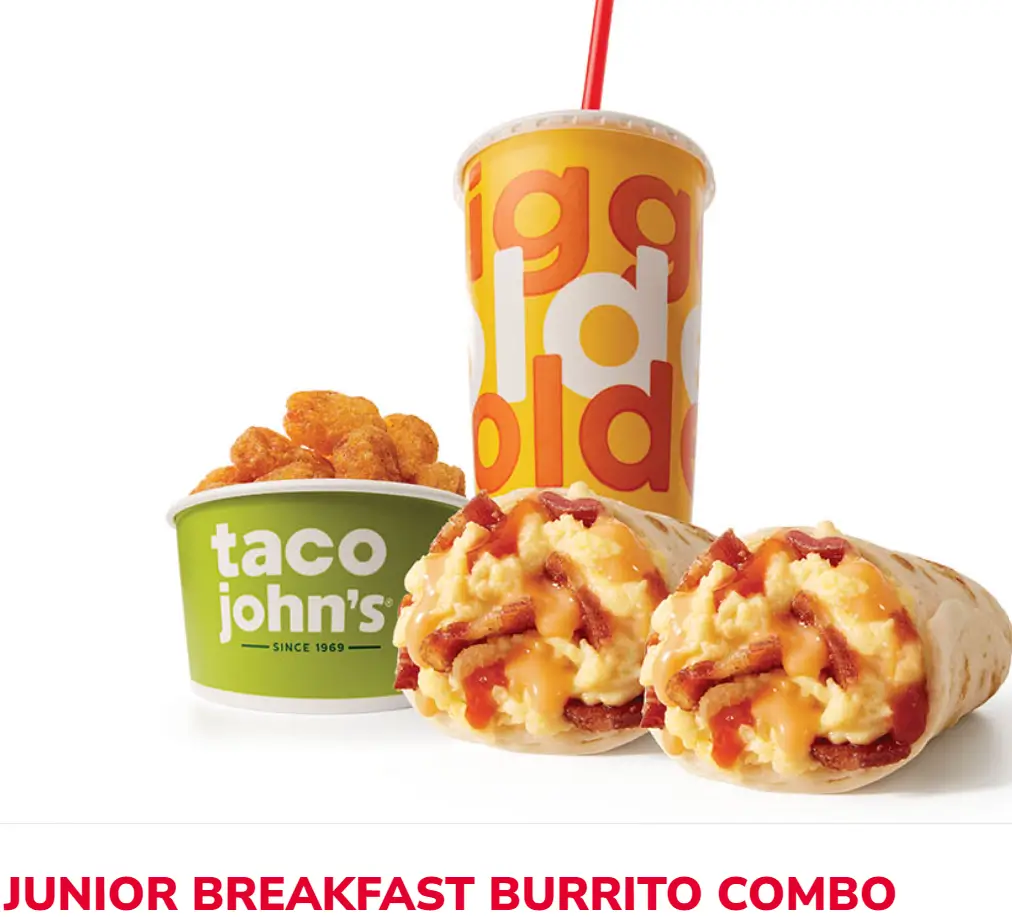 Taco John's NEW Bolder Breakfast Menu USA