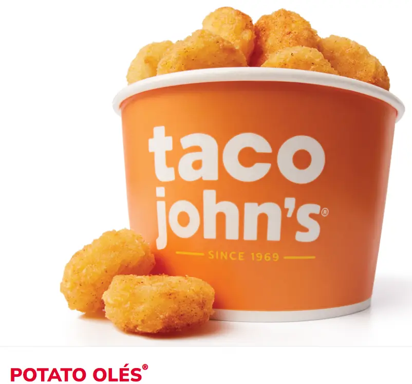 Taco John's Potato Olés® and Sides Menu USA