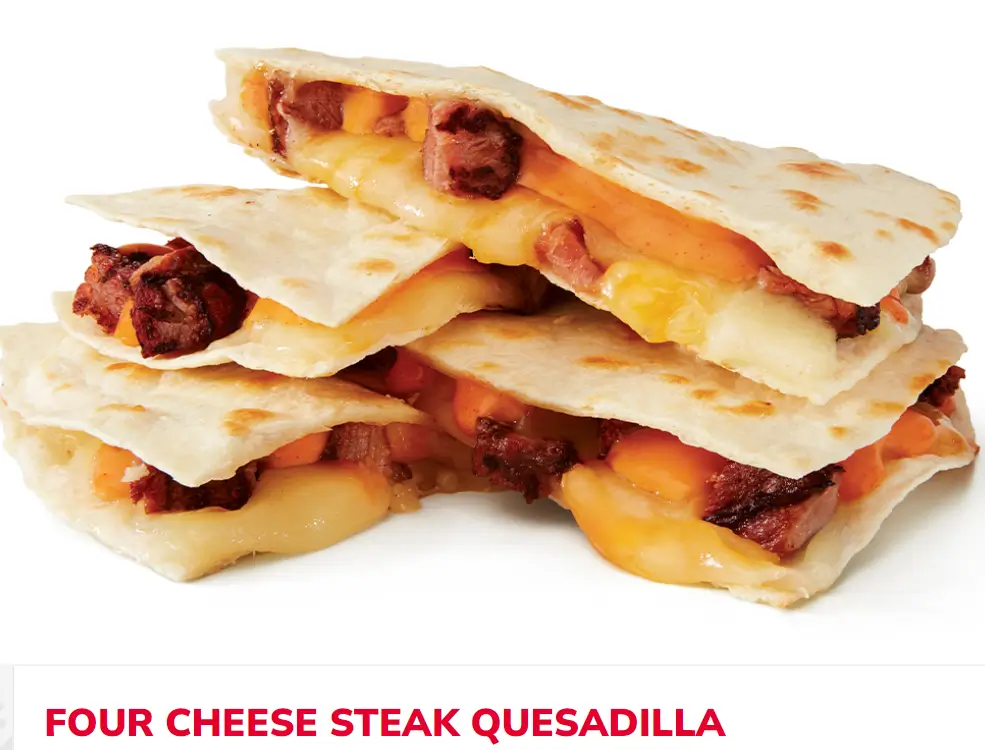 Taco John's Quesadillas Menu USA