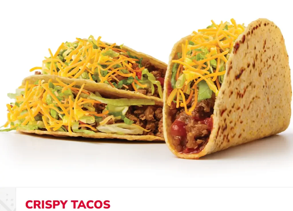 Taco John's Tacos Menu USA