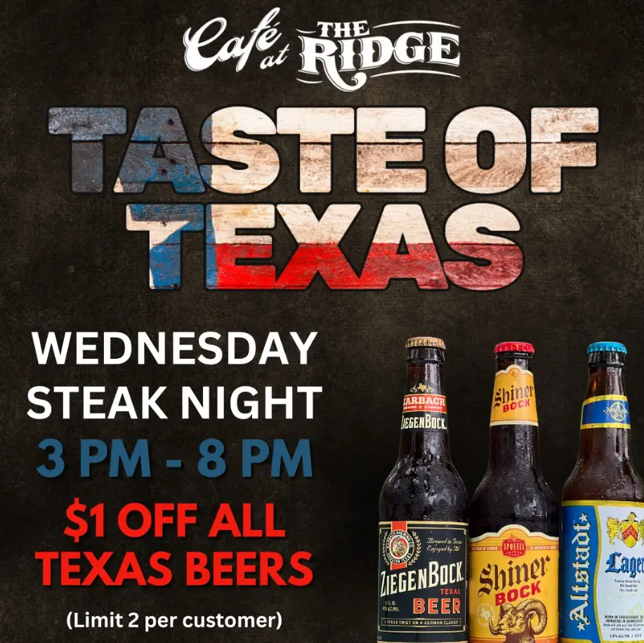 Taste of Texas Daily Specials Deal USA