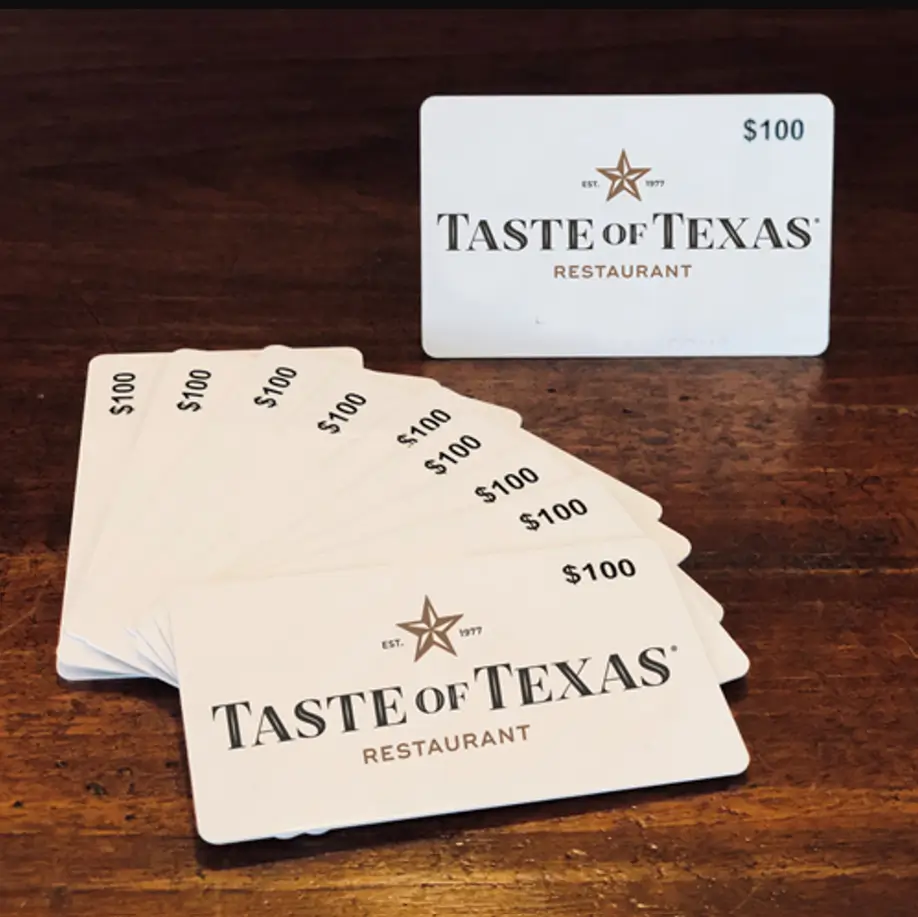 Taste of Texas Gift Cards USA