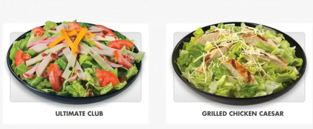 Blimpie Salads Menu USA