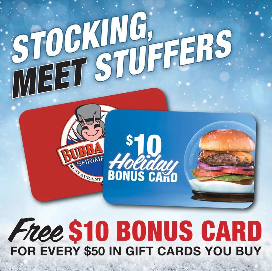 Bubba Gump Gift Cards USA