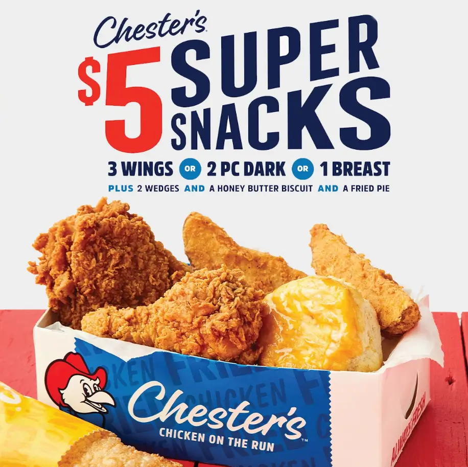 Chester’s Chicken by the Box Menu USA