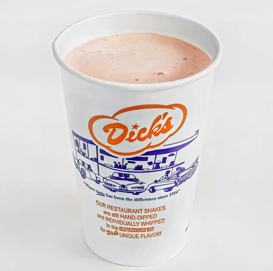 Dick's Drive-In Drinks Menu USA