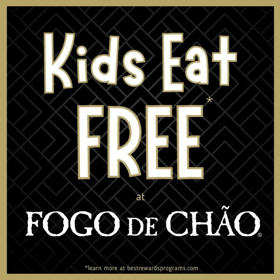 Fogo de Chao Kids Eat Free Deal USA