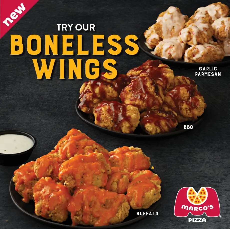 Marco's Pizza Wings Menu USA