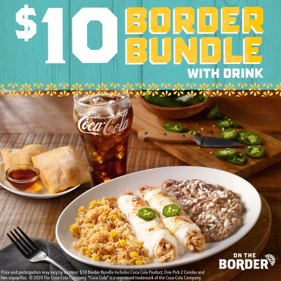 On The Border COMBOS Menu USA