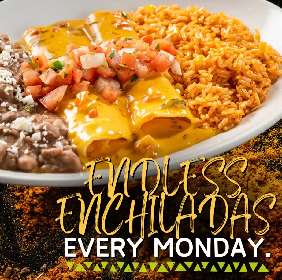 On The Border Endless Enchilada Mondays Deal USA