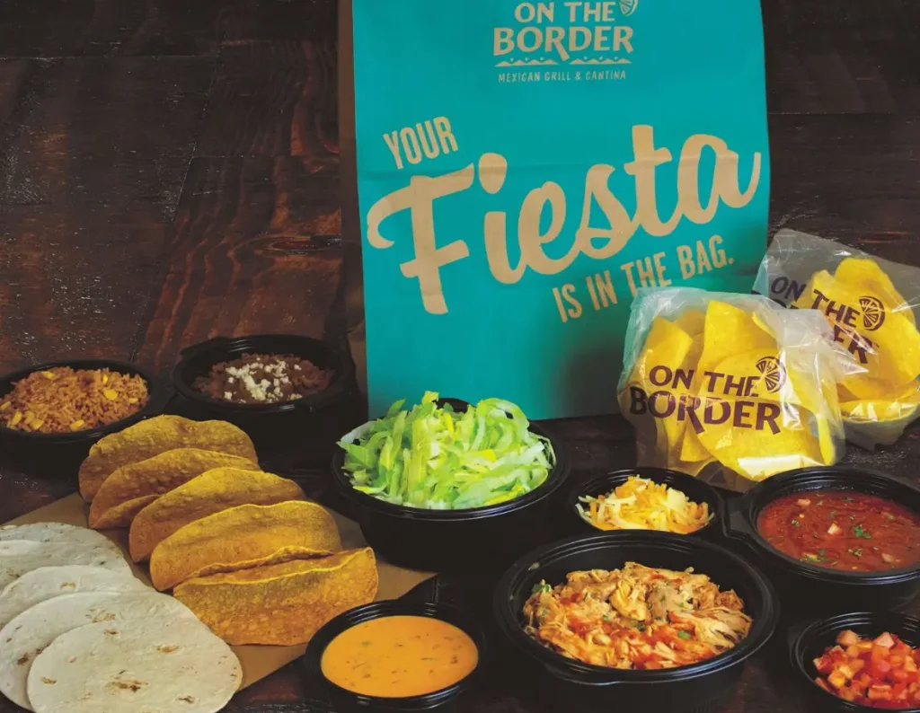 On The Border FAMILY MEALS & KITS Menu USA