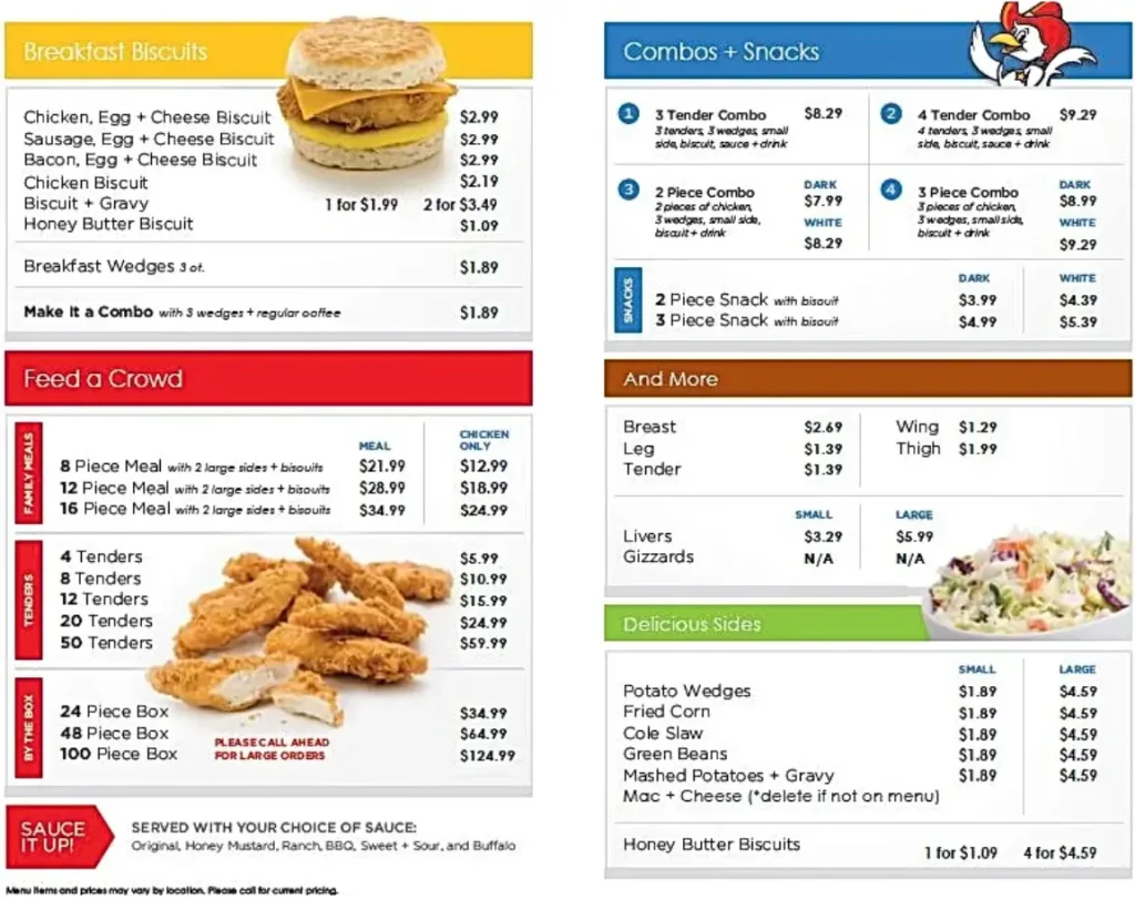 Order Chester’s Chicken Menu Items USA