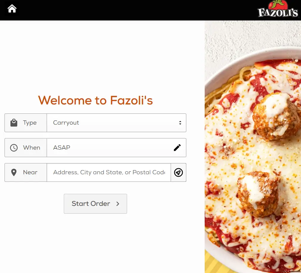 Order Fazoli's Menu Items USA