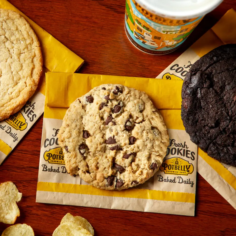 Potbelly Cookies + Shakes Menu USA