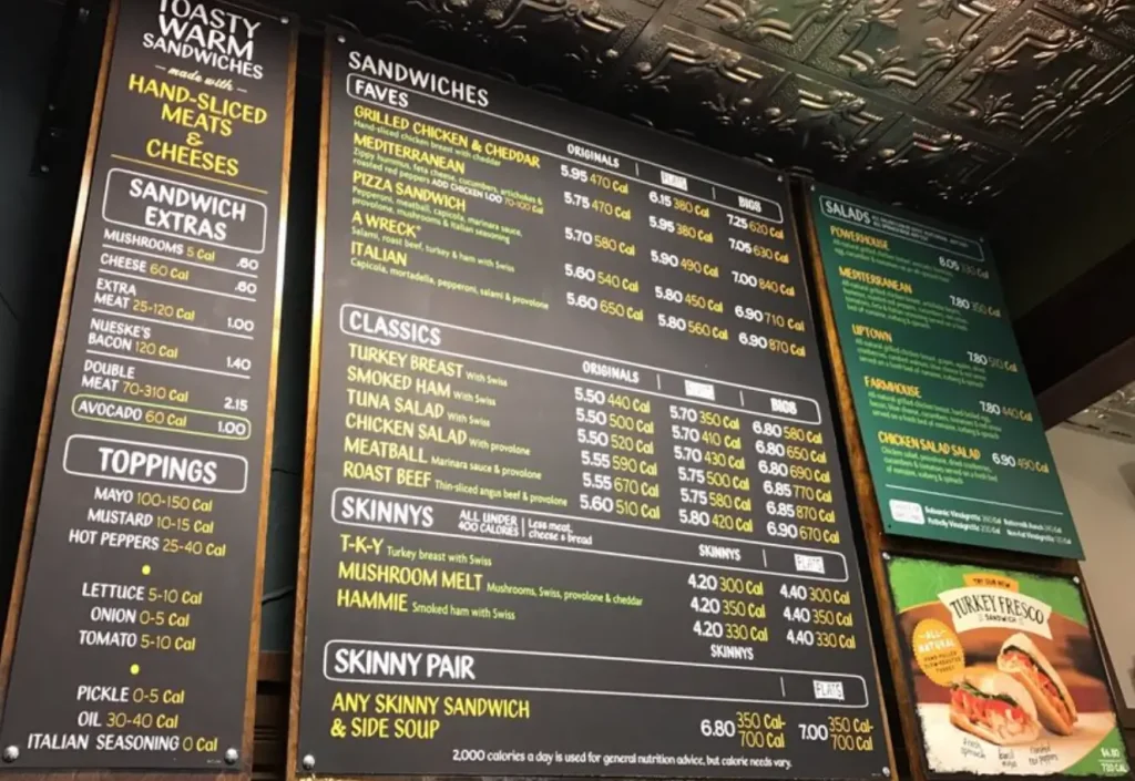 Potbelly Menu With Prices USA