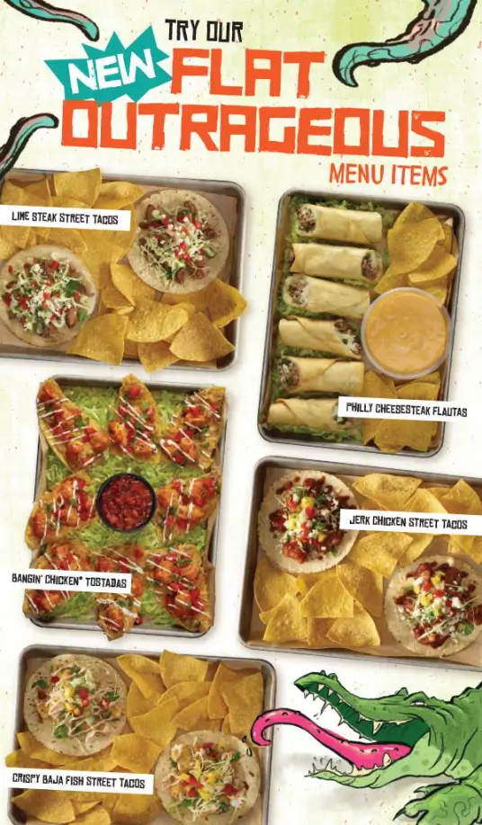 Tijuana Flats New Menu Items USA