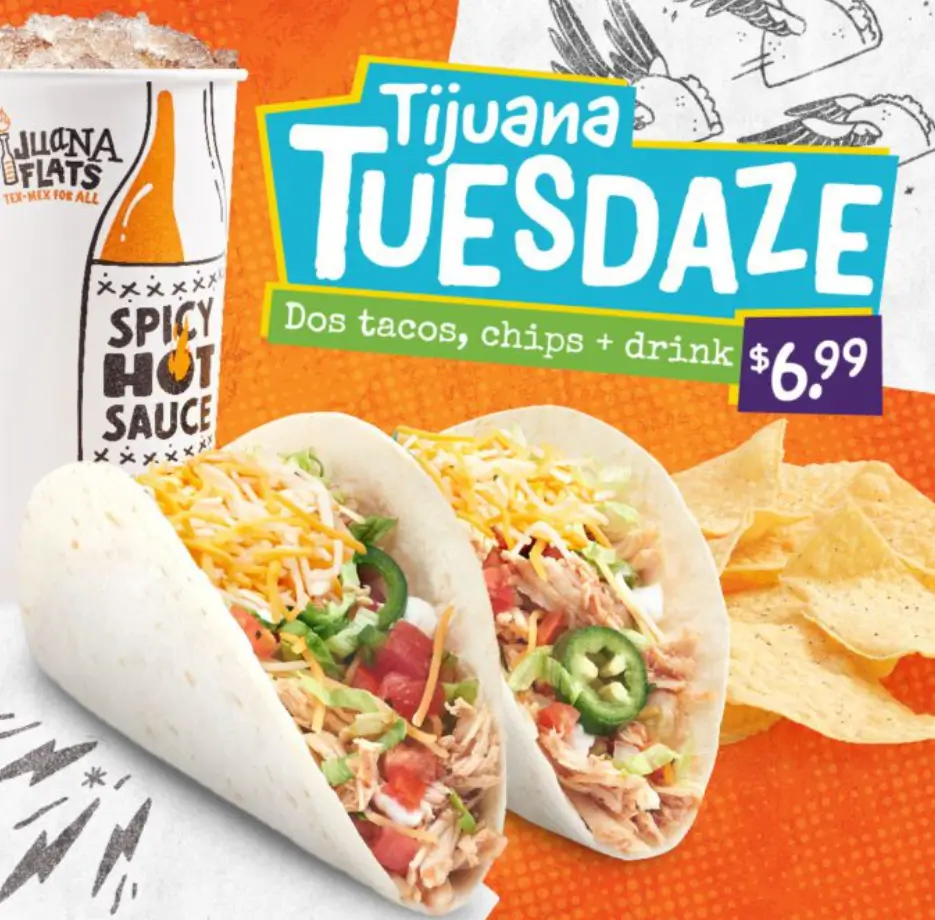 Tijuana Flats Tijuana Tuesdaze Deal USA