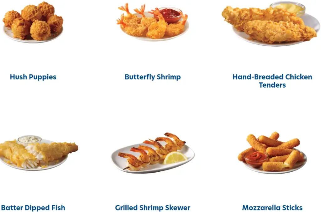 Captain D’s Appetizers and Add-Ons Menu USA