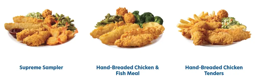 Captain D’s Chicken Meals Menu USA