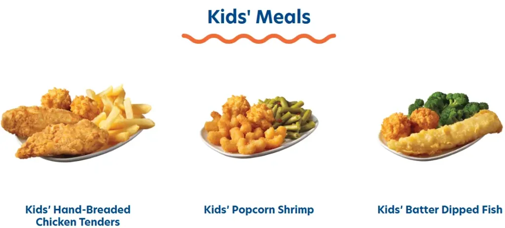 Captain D’s Kids Meals Menu USA