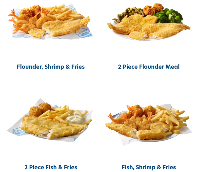 Captain D’s Most Popular Menu USA