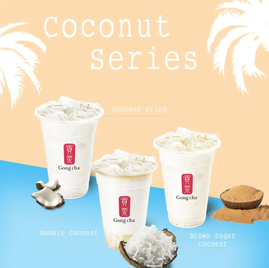 Gong Cha Milk Foam Series Menu USA