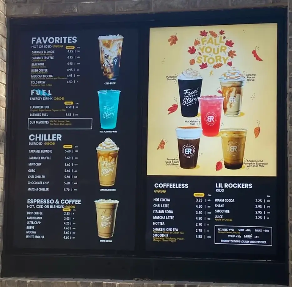 Black Rock Coffee Bar Menu With Prices USA