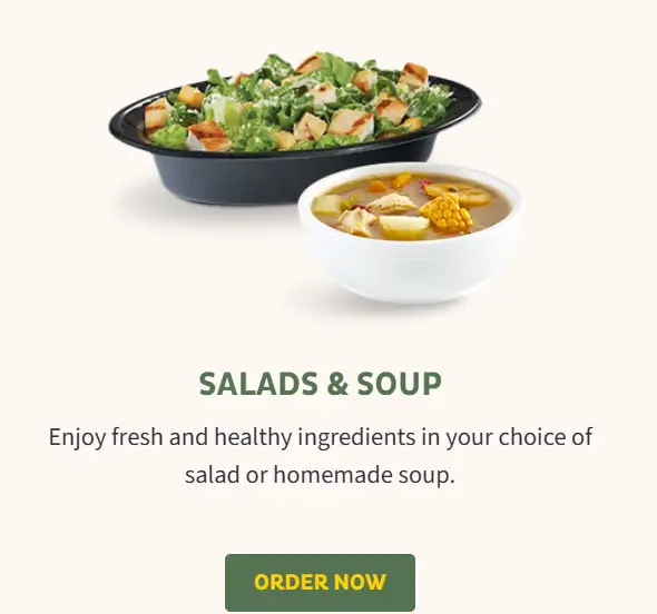 Pollo Tropical Salads & Soups Menu USA